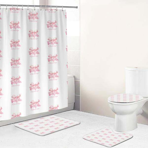 4-Piece Shower Curtain Set