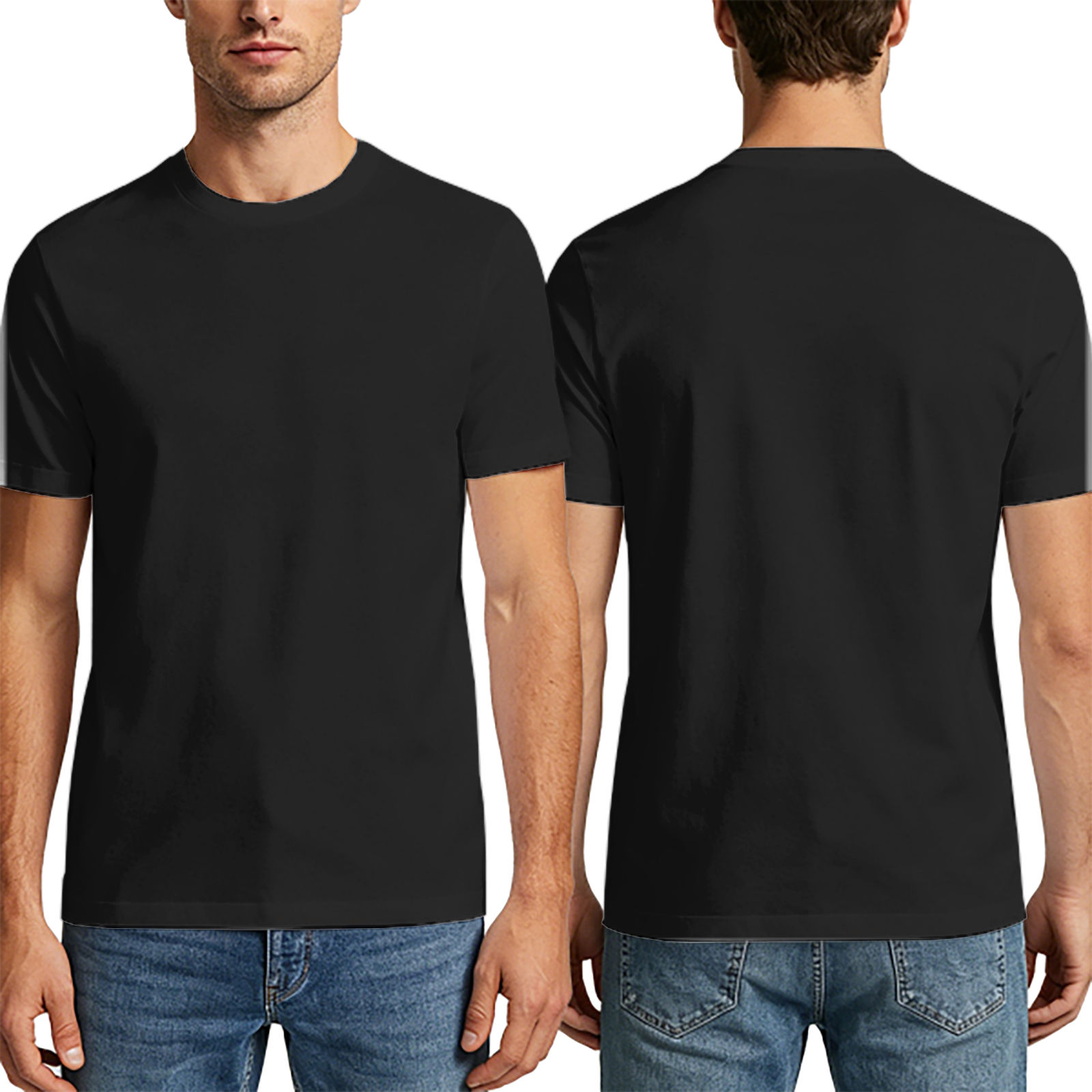 New Jersey Adult T-Shirt, Poly-Cotton 180g (Heat Transfer Printing, Upload Shipping Label, CBT)