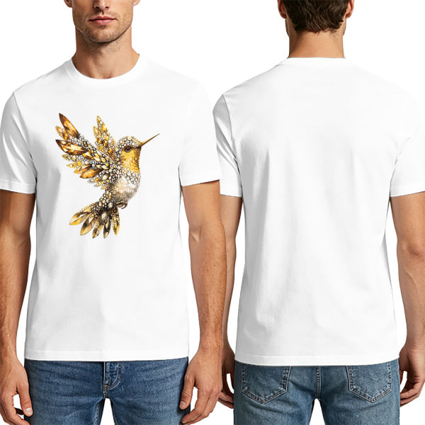 New Jersey Adult T-shirt 180g Poly-Cotton (Front Heat Transfer, Upload Shipping Label, CBT)