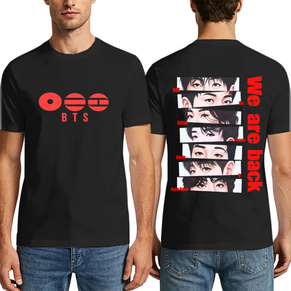 New Jersey Adult T-Shirt, Poly-Cotton 180g (Double-sided Heat Transfer Print, Upload Shipping Label, CBT)