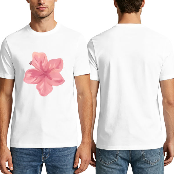 Mexico Poly-Cotton Short-Sleeve Shirt (Front Heat Transfer Print, Local Shipping, Upload Waybill)