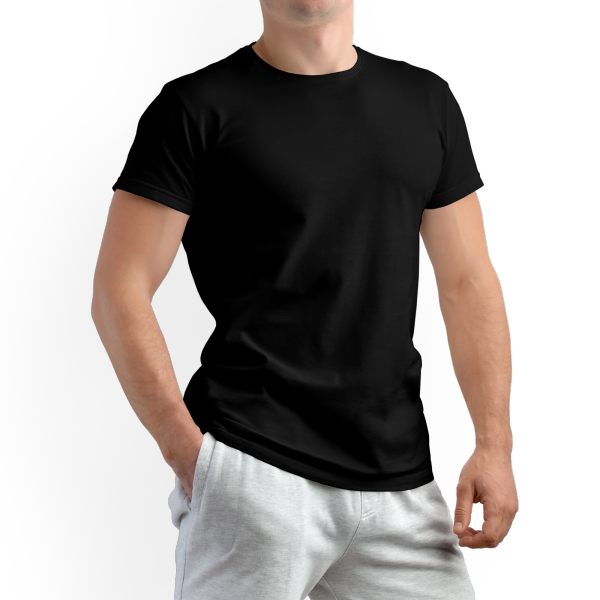 T-shirt da uomo a girocollo e maniche corte da 220g — parte frontale